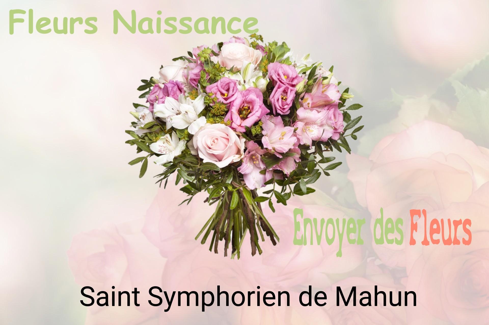 Bouquet de fleurs de naissance livré à Saint-Symphorien-de-Mahun